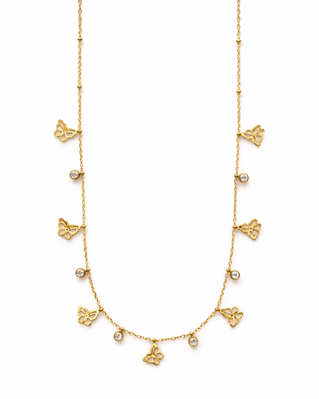 Golden Butterfly Necklace