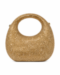 Oval Rhinestone Clutch
