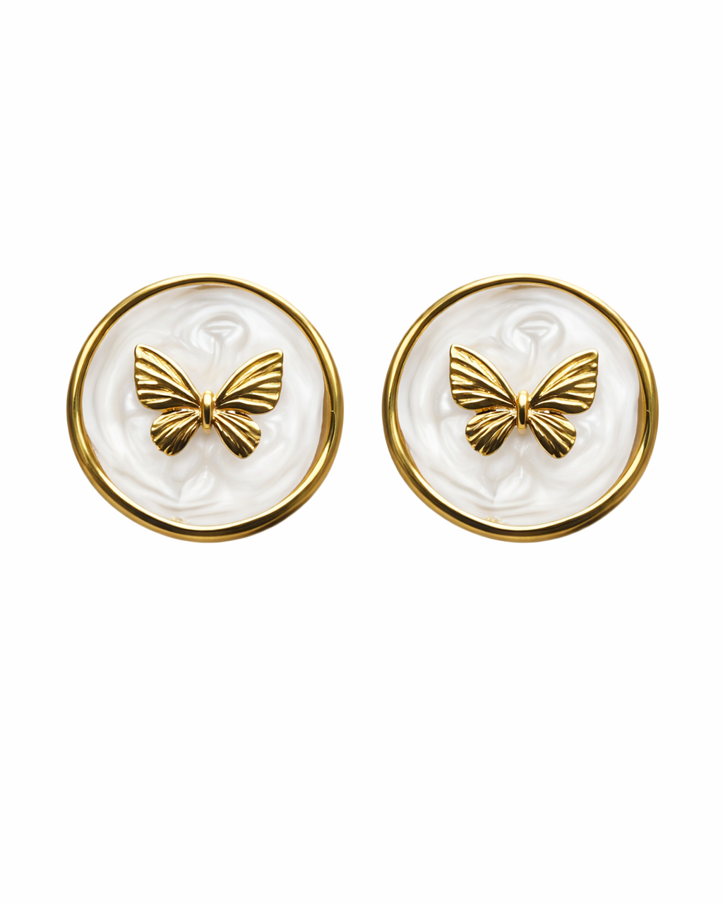 Luna Butterfly Studs