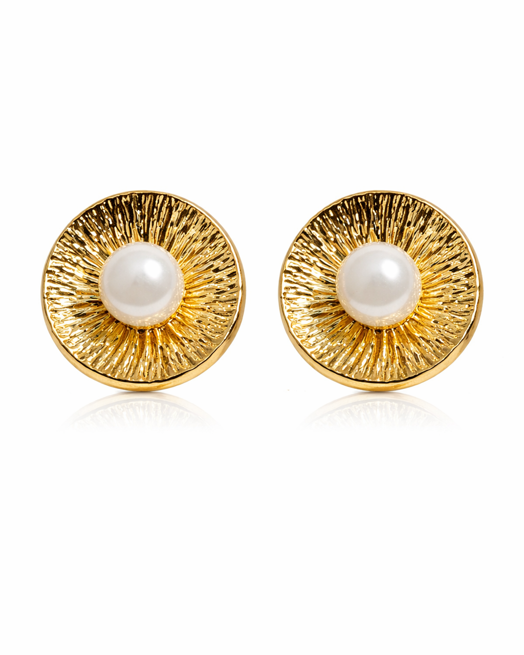 Sunburst Pearl Studs