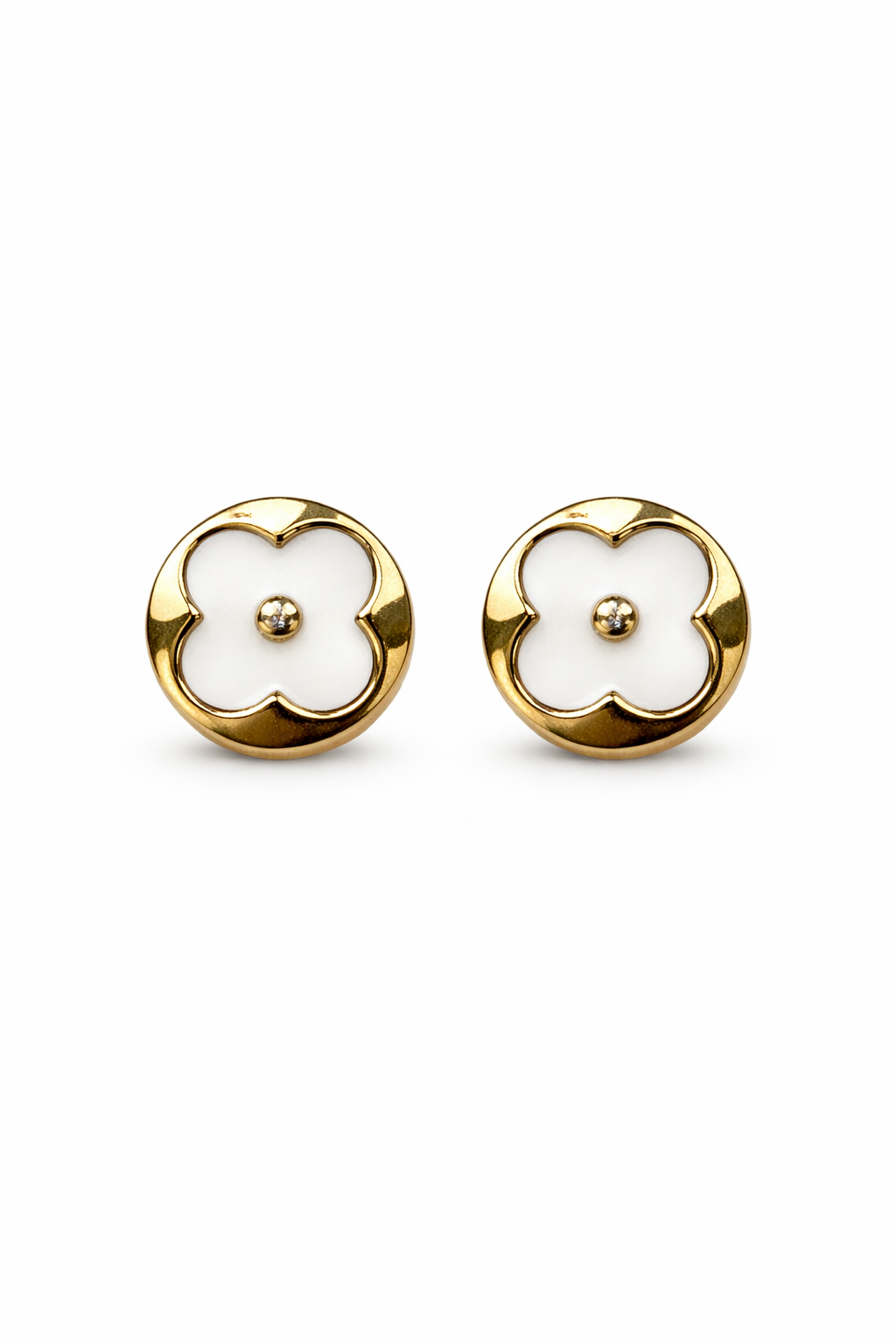 Enamel Floral Studs