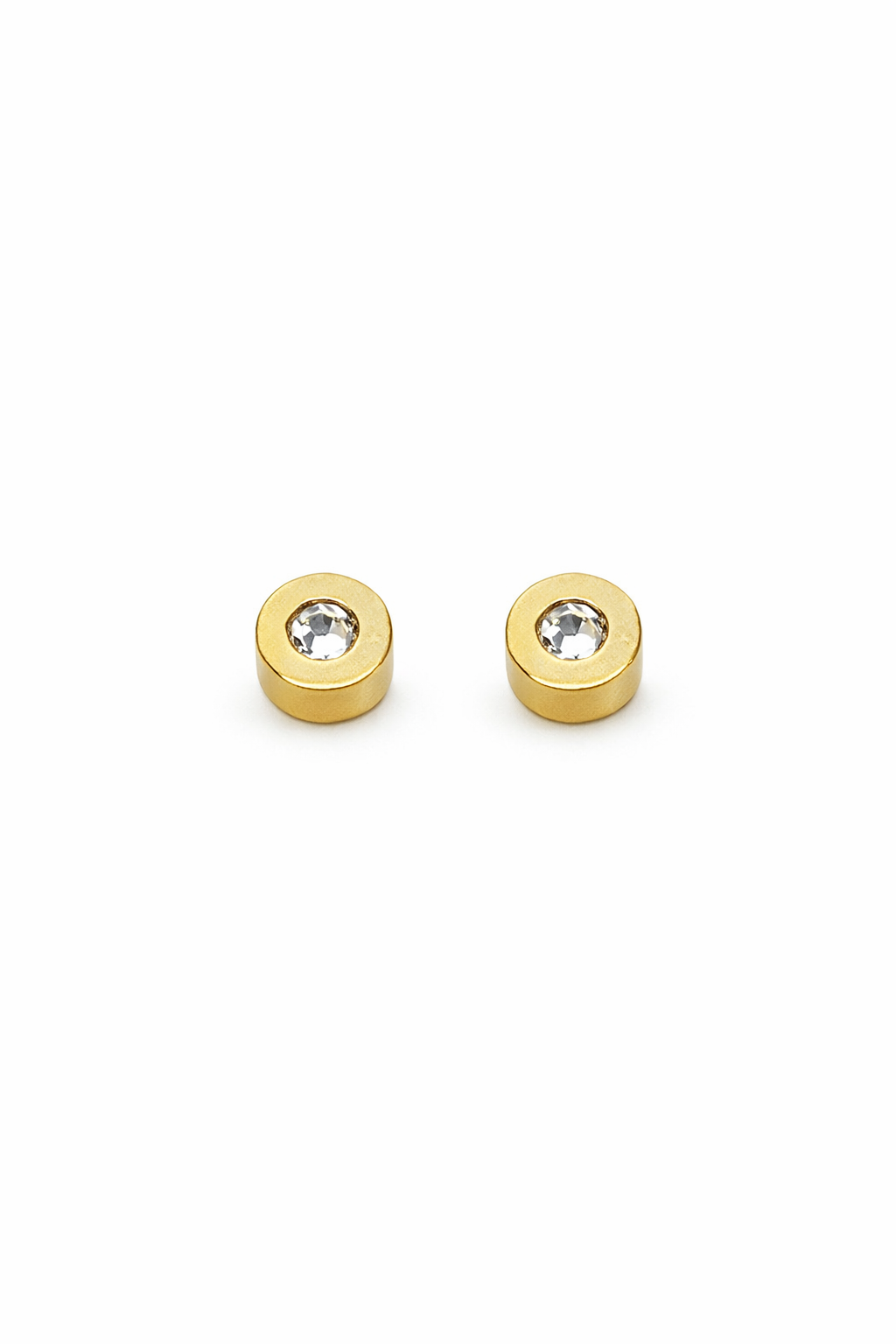 Crystal Disc Studs