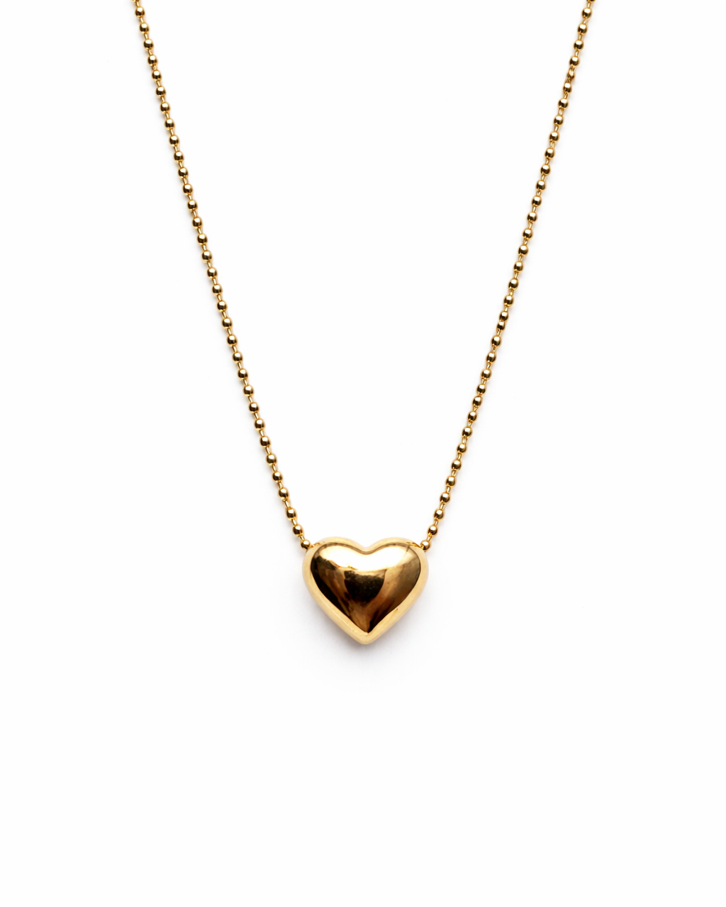 Golden Amour Heart Pendant