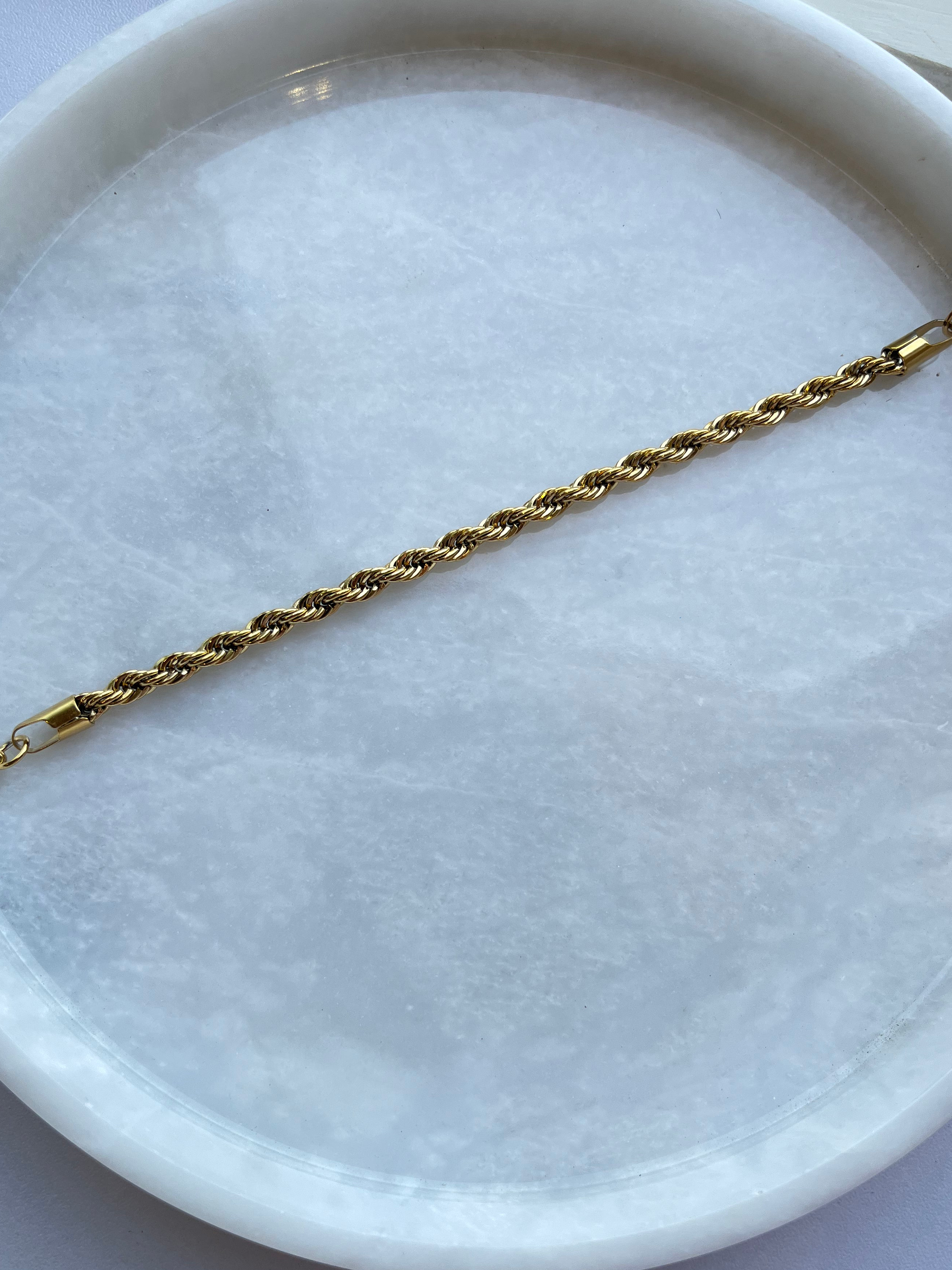 Twisted Gold Bracelet