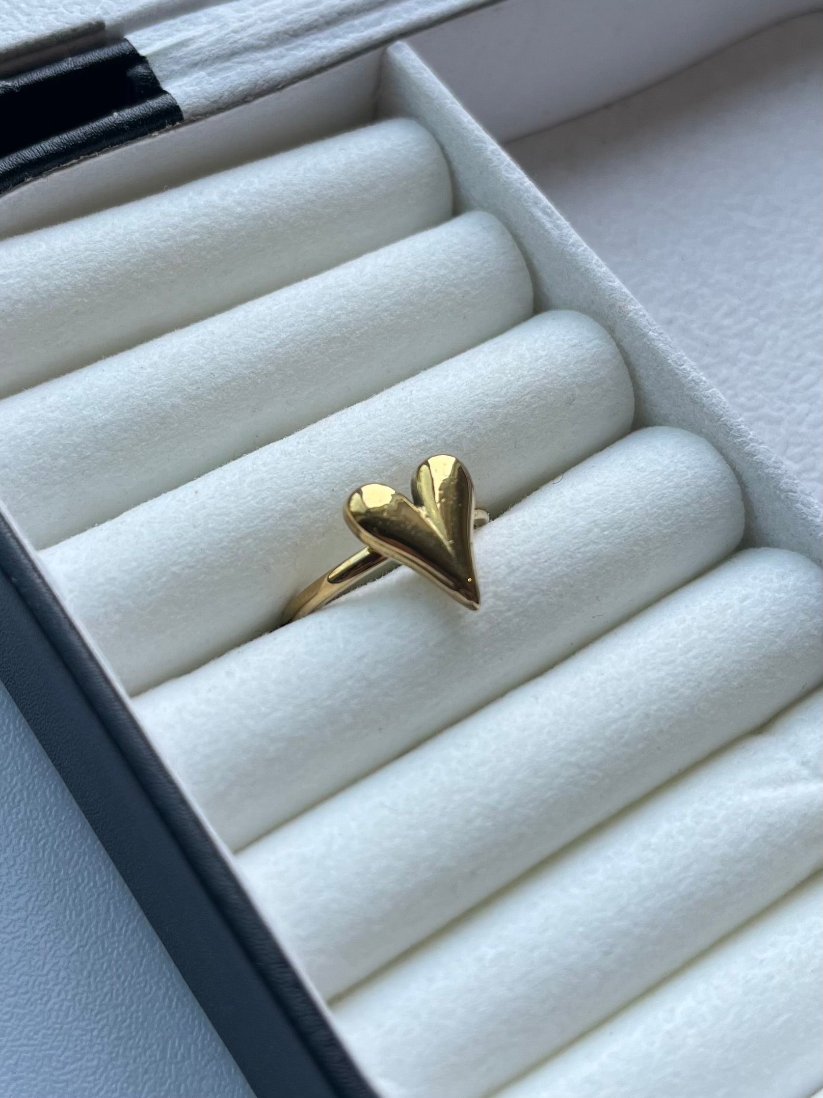 Golden Heart Ring