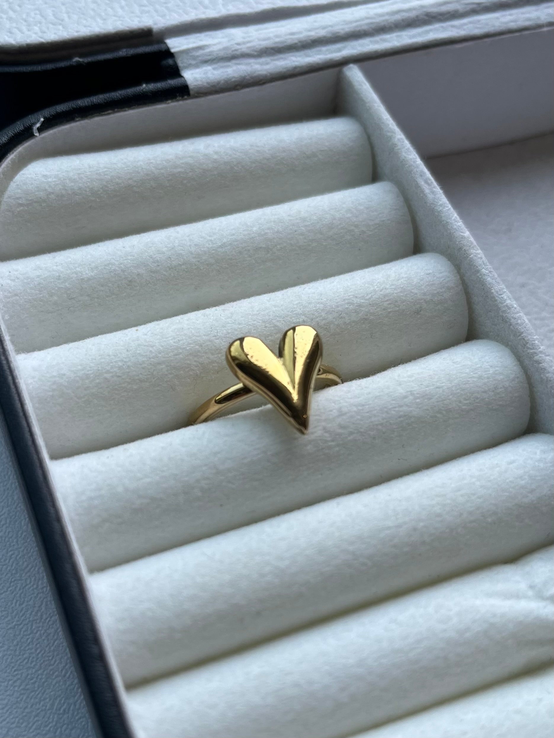 Golden Heart Ring