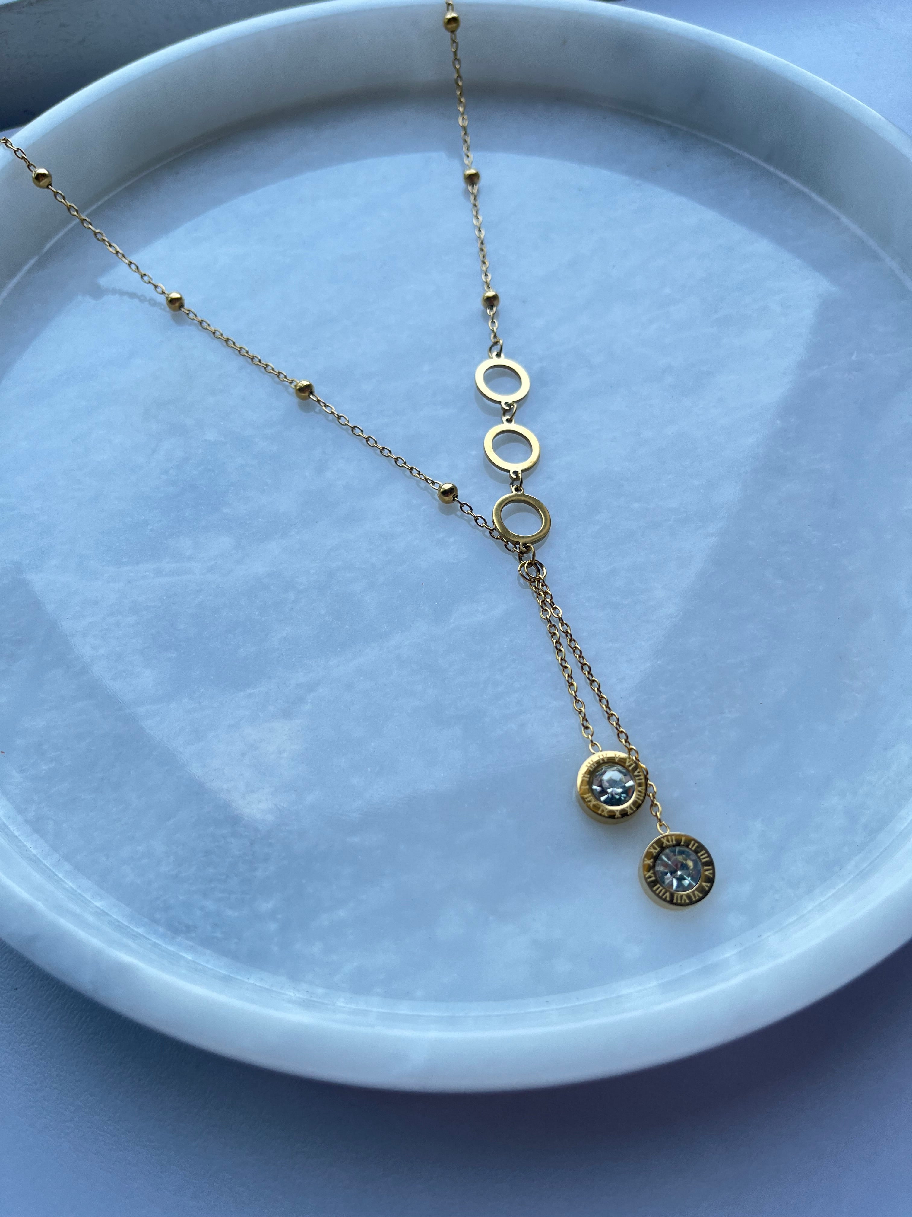 Roman Crystal Pendant