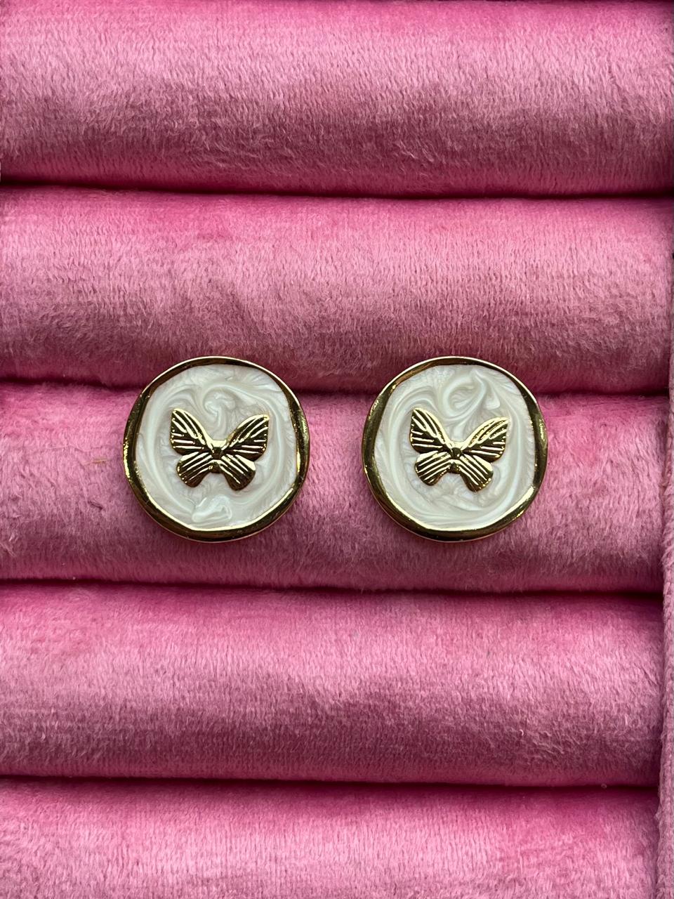 Luna Butterfly Studs