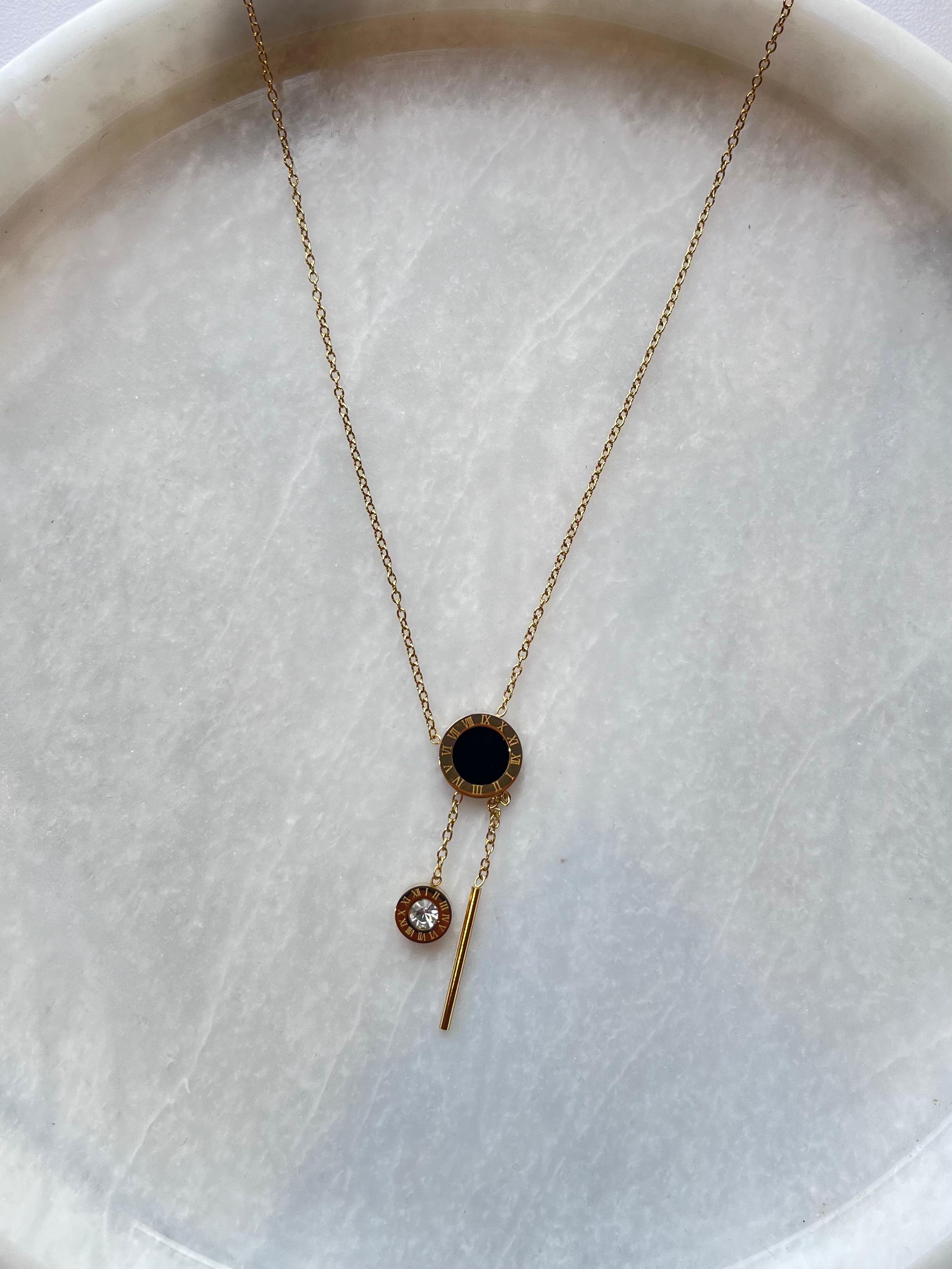 Roman Lariat Pendant