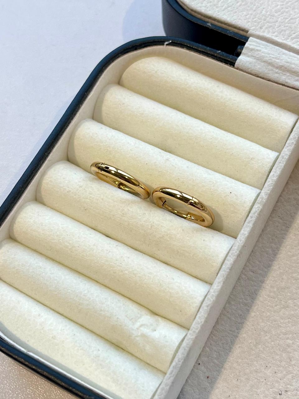 Sleek Gold Hoops