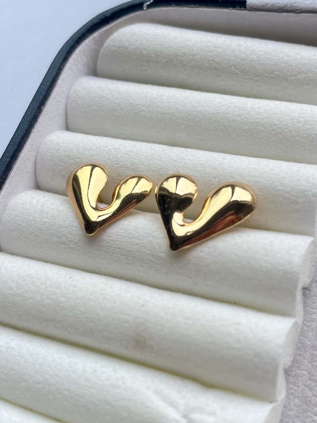 Melted Heart Studs