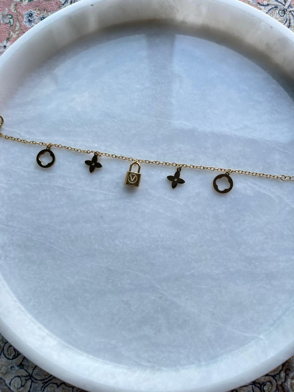 Lock Charm Bracelet