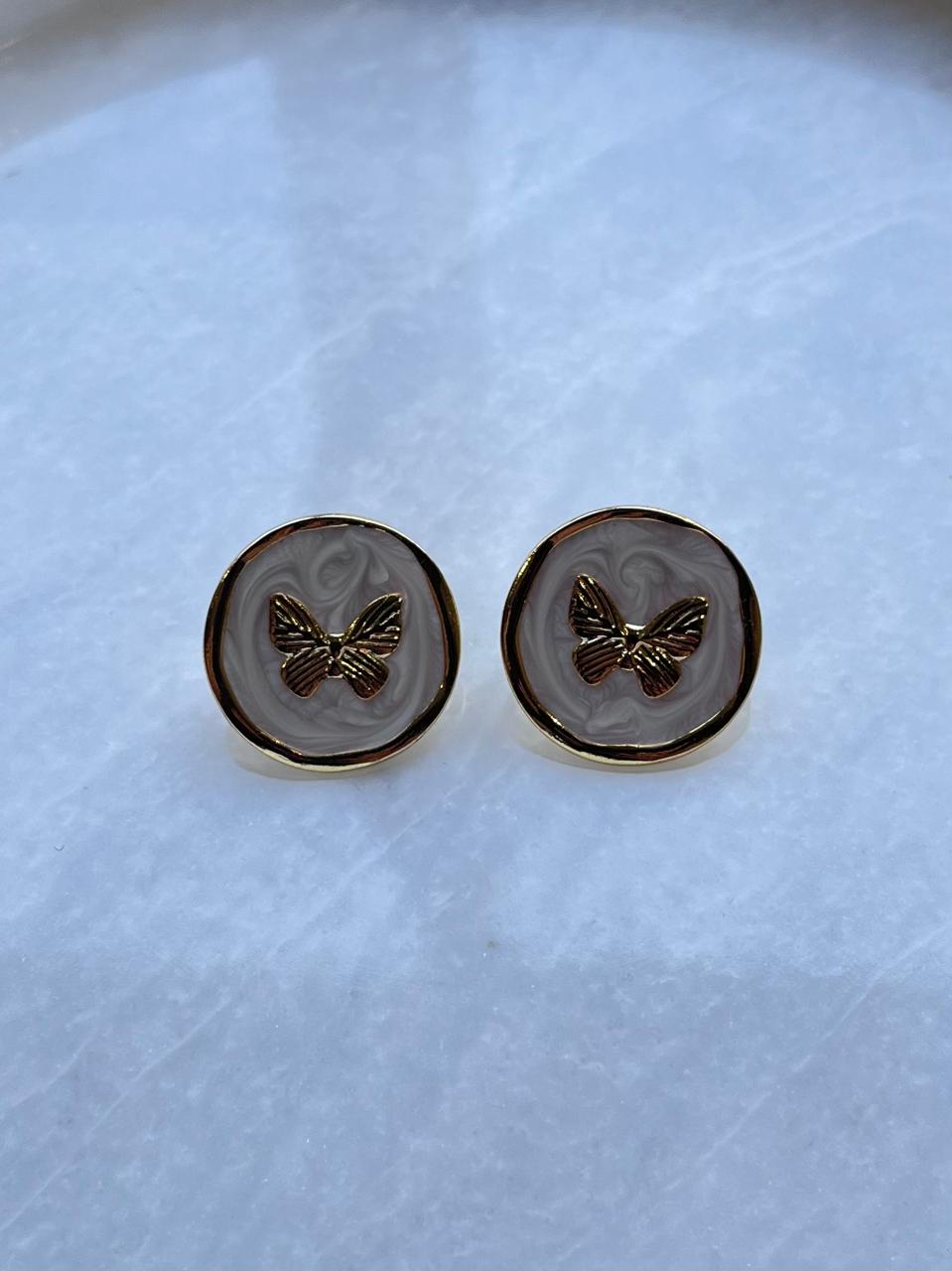 Luna Butterfly Studs