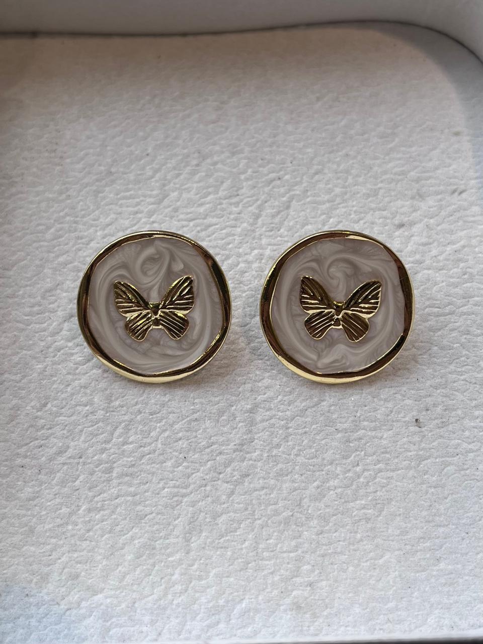 Luna Butterfly Studs
