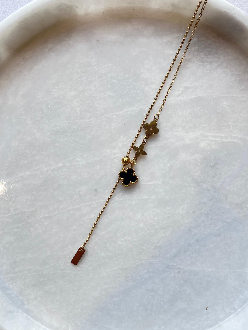 Clover Station Necklace