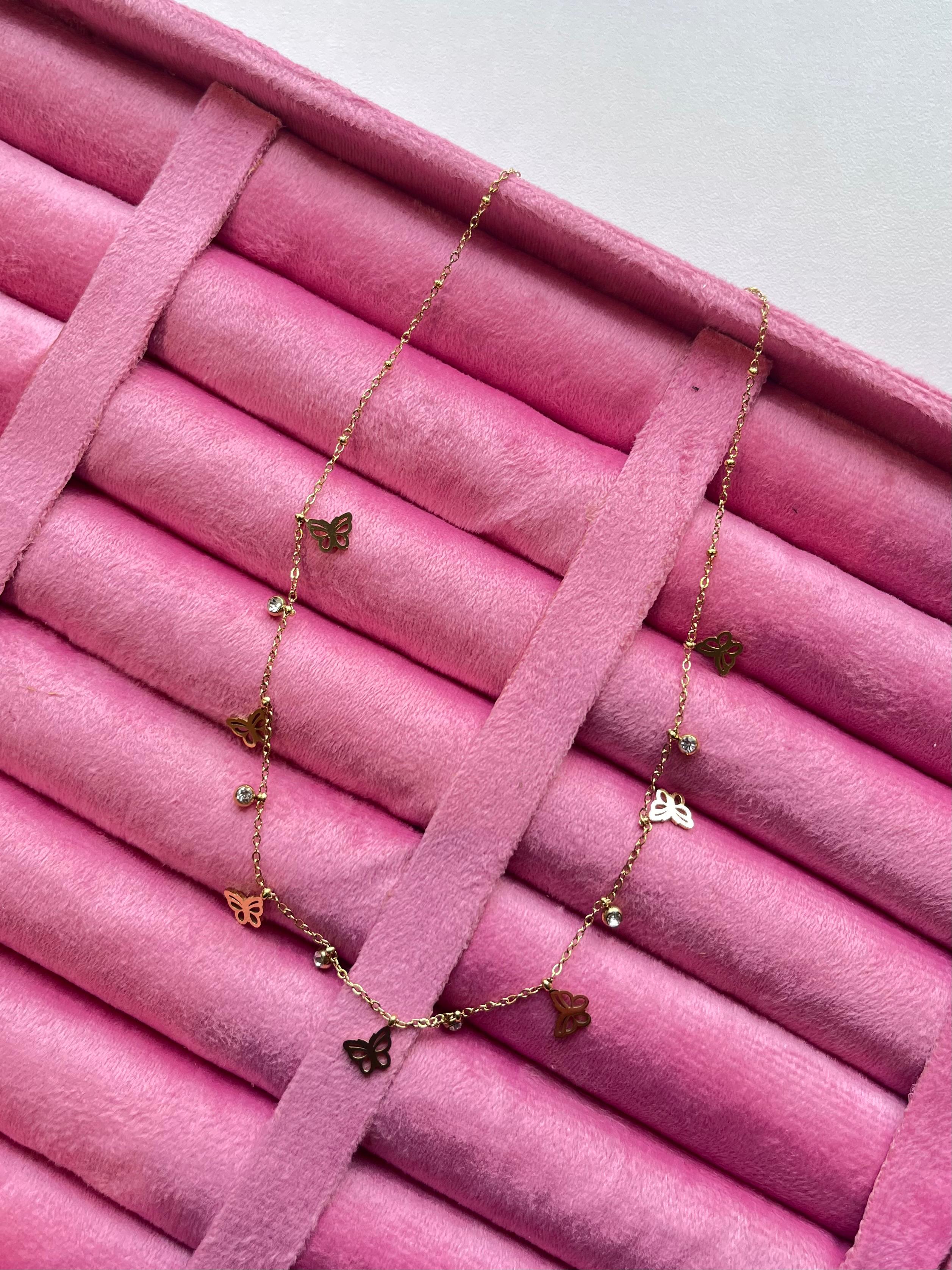 Golden Butterfly Necklace