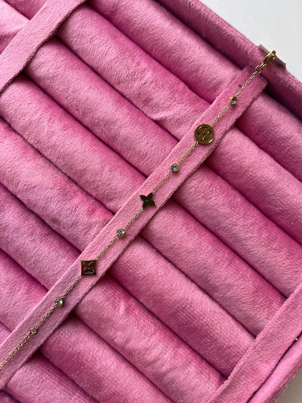 Golden Fleur Charm Bracelet