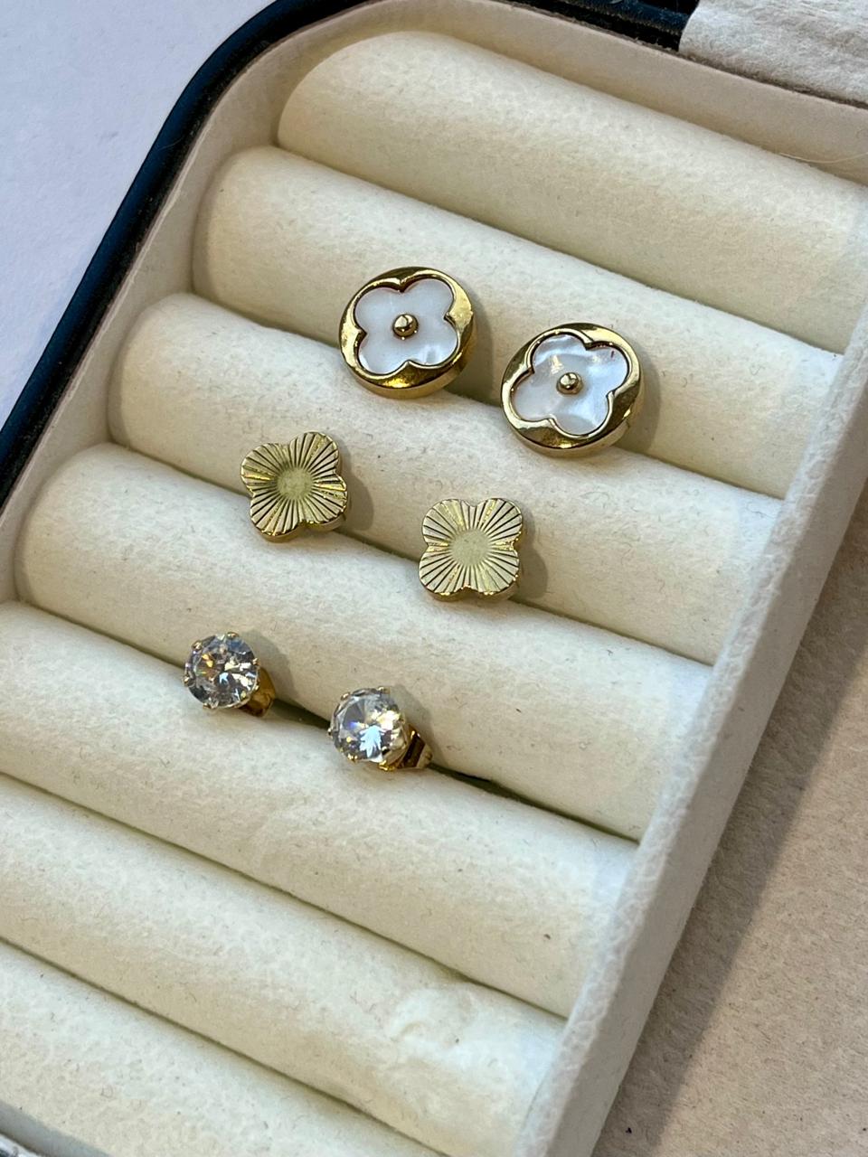 Petal Glow Stud Set