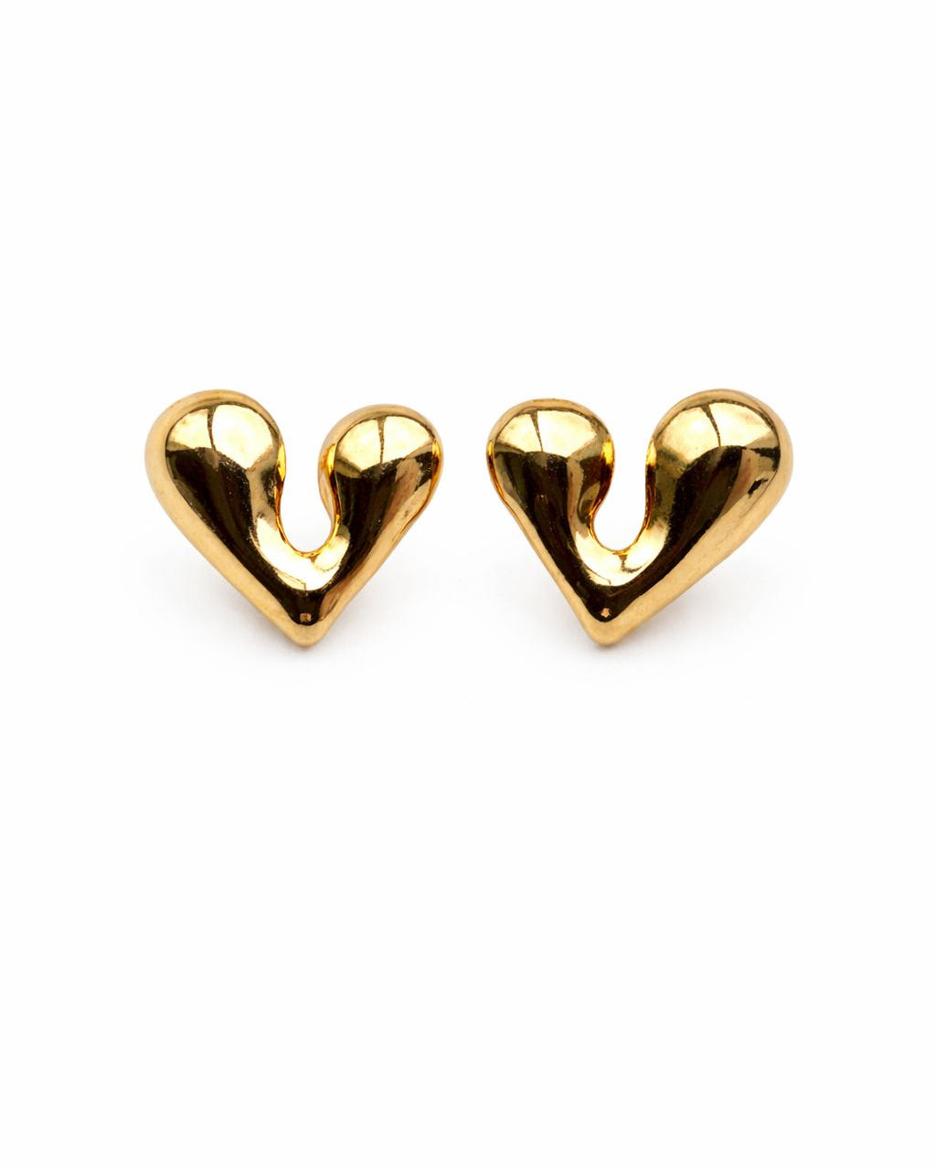 Melted Heart Studs