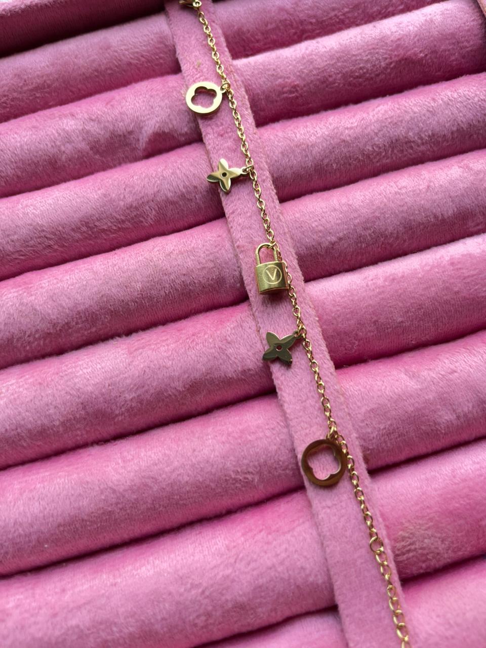 Lock Charm Bracelet