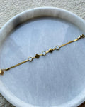 Golden Clover Charm Bracelet
