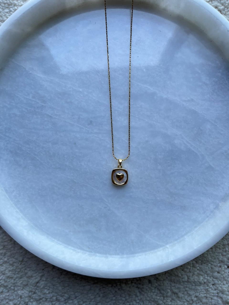 Eternal Heart Halo Pendant